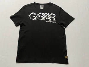 G-Star Raw Denim Mens Casual Black Shirt Short Sleeves Size XXL - Picture 1 of 8