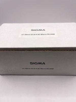 "Pre-Owned" Sigma 17-70mm f/2.8-4 DC Macro OS HSM Lens for Canon EF - Image 1 of 3