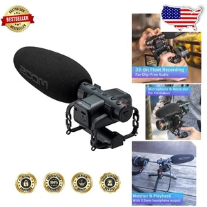 Versatile USB Shotgun Microphone with Clip-Free Recording for Filmmakers - Picture 1 of 8