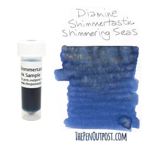 Diamine Shimmertastic 3ml Ink Samples - All 40 shimmering colors! - Picture 1 of 50