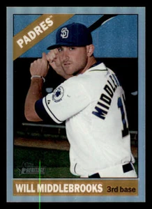 2015 Topps Heritage Chrome Refractors #THC622 Will Middlebrooks /566 - Picture 1 of 2