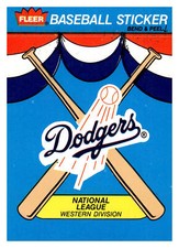 1989 Fleer NNO Los Angeles Dodgers   Los Angeles Dodgers