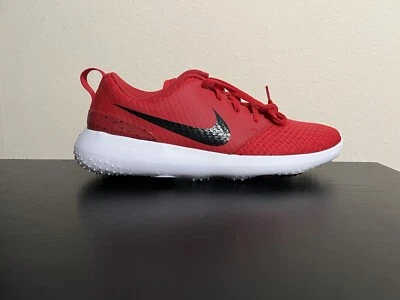 Nike Roshe G Zapatos de Golf Bajos Hombres Talla 9 Mujeres 10 Rojo/Blanco/Negro CD6065-600 Foto 1 de 4