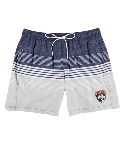 G-III Sports Mens Florida Panthers Swim Bottom Trunks, Blue, Large Cover