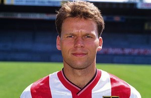 Nico-Jan Hoogma team presentation of SC Cambuur Leeuwarden in 1992 - Old Photo