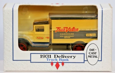 ERTL 1931 True Value 10th Anniversary Delivery Truck Bank Die Cast Metal - Image 1 of 4