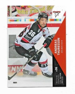 DEL Playercard 21-22 - Andreas Thuresson - Cologne sharks #191 - Schwenningen