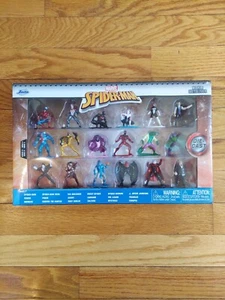 Marvel Spider-Man: 18 Nano Die Cast Metal Figs Collection (Jada), Fast Shipping! - Picture 1 of 4