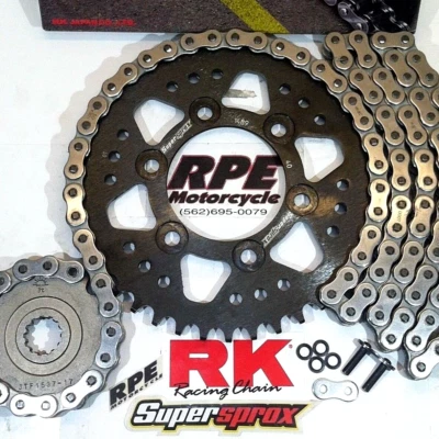 Kit de cadena y piñones EQA 2006-2007 CBR1000rr RK MAX-Z 520 Race Strength -1/+2 EQA Foto 1 de 4