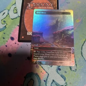 Arid Mesa Full Art Foil Fetch Land Play Test Mtg Card - Picture 1 of 2