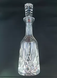 Decantador de licor de vino Waterford Crystal Lismore 13" de alto con tapón - inscrito - Imagen 1 de 5