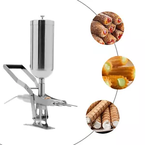 Commercial Hand-operated Donut Churros Filler Stainless Steel Filling Machine 5L - Picture 1 of 19