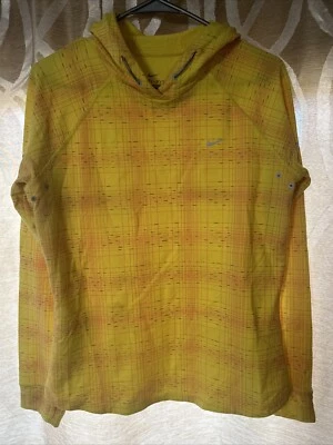 Nike Women’s Dri-Fit Running Sweatshirt Large W/Thumb Holes Reflective - Image 1 of 4