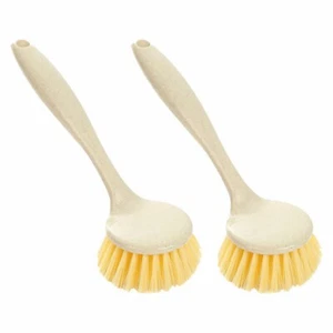Spazzole per piatti 2 pezzi con manico spazzole per pulizia piatti cucina spazzole per piatti - Foto 1 di 4