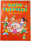1975 Happy Birthday Coloring Book Vintage Childrens Playmore Inc Unused