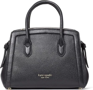 Kate Spade New York Knott Mini Satchel Black Pebble Leather Purse Crossbody Bag. - Bild 1 von 7