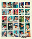 1986 cartes de baseball, non coupées, 50 cartes, signées à la main par l'artiste Robert Stephen Simon
