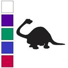Brontosaurus Dinosaur, Vinyl Decal Sticker, Multiple Colors & Sizes #123