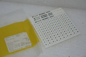 LOT OF (4) NEW ABB 1SNA234060R0500 1-100 VERTICAL MARKER CARD FOR 8mmW OR LARGER - Picture 1 of 3
