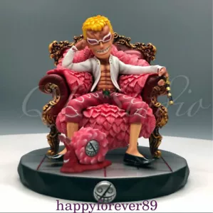 QL Studio One Piece SD Donquijote Doflamingo Postura Sentada Coleccionista Estatua GK - Imagen 1 de 3