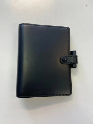 Filofax Buckingham Pocket black (EMPTY) - stiff leather - VINTAGE - Black Stitch - Bild 1 von 4