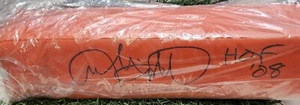 Andre Tippett Signed BSN Orange Football Endzone Pylon w/HOF'08 - (SS COA) - Picture 1 of 2