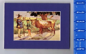 Jack and the Beanstalk, Miniature Kitchen Art Print - Matted 5X7 - Picture 1 of 1