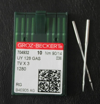 Groz Beckert Nähmaschinennadel Overlocknadeln UY 128 GAS Nadelstärke 90/14 - Bild 1 von 4