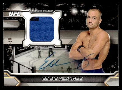 2016 Topps UFC Knockout #KAR-EA Eddie Alvarez Autographed Relics - Image 1 of 2