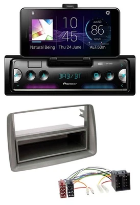 Pioneer USB MP3 Bluetooth DAB Autoradio für Fiat Panda (169 2003-2012) grau - Bild 1 von 4