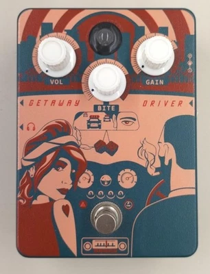 Pédale De Guitare Style Amplificateur À Tube Overdrive Getaway Orange... - Photo 1/4