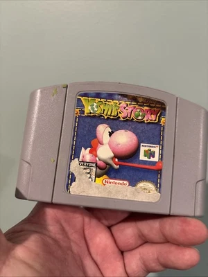 Yoshi's Story Nintendo 64 N64 Authentic Cleaned Tested Working Retro Game Yoshi - Image 1 of 2