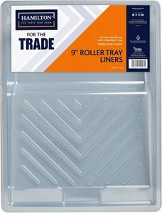Paquete de 5 revestimientos para bandejas de rodillos de 9" - convenientes y reutilizables - Imagen 1 de 5