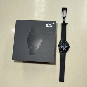 Montblanc Summit 2+ Smartwatch mit schwarzem Kautschukarmband - Bild 1 von 6