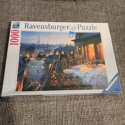 Ravensburger NEW & SEALED Paris Balcony 1000 Piece Jigsaw Puzzle 2014 27 x 20 in - Image 1 of 4