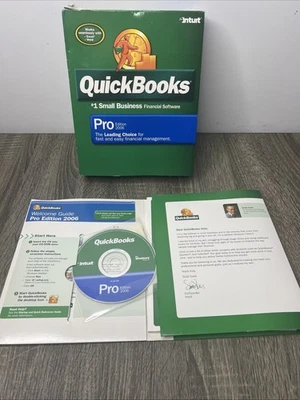 Software financiero para pequeñas empresas Intuit QuickBooks Pro Edition 2006 con código Foto 1 de 4