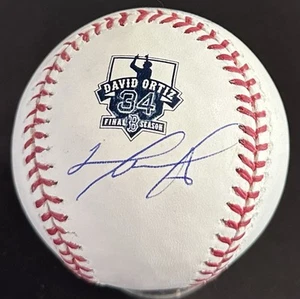 David Ortiz Signed Final Season MLB Baseball Red Sox Autograph Fanatics MLB COA - Picture 1 of 11