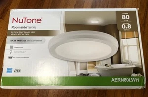 Nutone 110 Cfm Badezimmer Abluftventilator mit LED-Licht & Feuchtigkeitssensor Aern110Slw - Bild 1 von 7