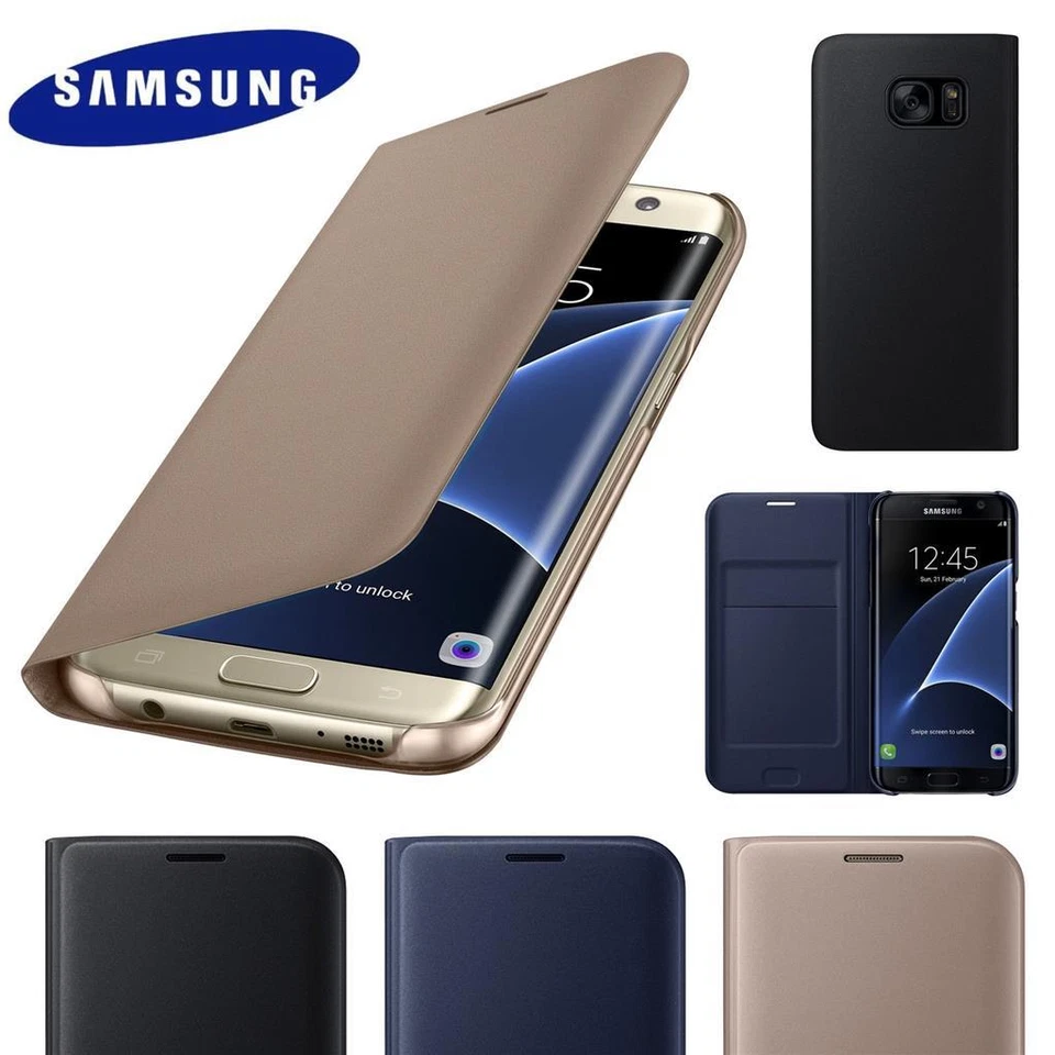 Funda de cuero para Samsung Galaxy S7, S7 Edge Foto 1 de 1