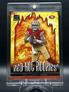 Donruss San Francisco 49ers 2021 Red-Hot Rookies Trey Lance RC B1-S5 - Imagen 1 de 4