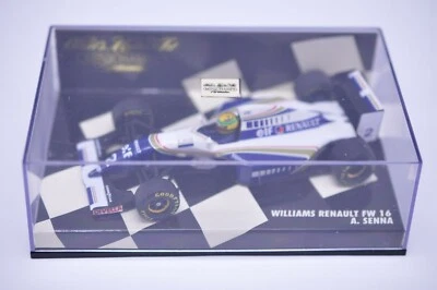 Minichamps 1:43 Williams Renault FW16 Ayrton Senna F1 Fomula One Very Good+ - Image 1 of 4