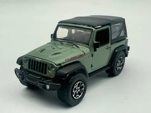 Greenlight 2015 Jeep Wrangler Rubicon Hard Rock, Green, 1:64 - Picture 1 of 10