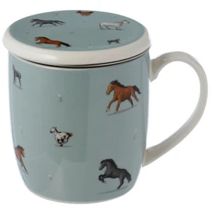 Down On The Farm - Horses - Infuser Mug Set - Brand New & Boxed - Picture 1 of 4