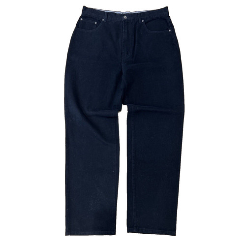 Versace Pantalone Classico Velluto Nero Vita Alta Uomo Taglia 36 V2 Ittierre Spa