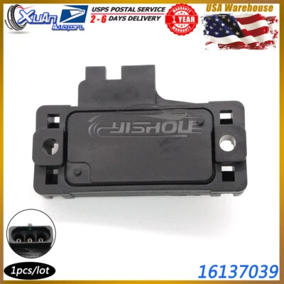 MAP Manifold Absolute Pressure Sensor For Oldsmobile Pontiac Eagle USA 16137039  - Image 1 of 4