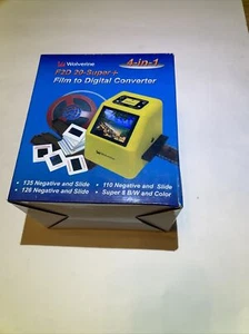 Wolverine Film to Digital Converter F2D Super 20mp 35mm 110 126 4-in-1 - Picture 1 of 6