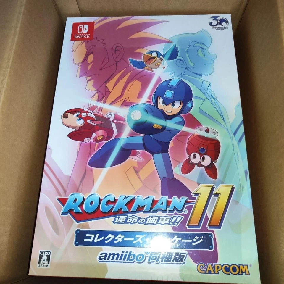 Nintendo Switch Megaman Rock Man 11 Collector's Package Box Edition - Image 1 of 1