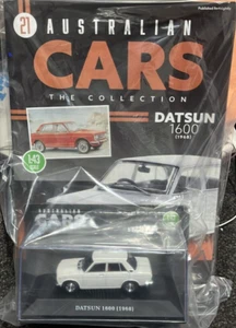 IXO * 1968 Datsun 1600 + Magazine *SEALED* NEW * 1:43 Scale* JDM - Picture 1 of 1
