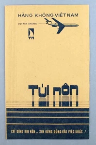 VIETNAM AIRLINES VINTAGE AIRLINE AIR SICKNESS BAG SICK BARF MOTION WASTE - Picture 1 of 2