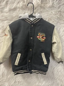 Vintage Kids 90s Tigger Varsity Jacket Disney Store Catalog Embroidered - Picture 1 of 7